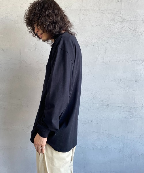 Gramicci（グラミチ）の「[GRAMICCI/グラミチ] ワンポイントロゴ ポケットロンT（Tシャツ/カットソー・レディース・ブラック/ホワイト・XL/L/M）」の18枚目の写真