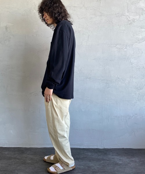 Gramicci（グラミチ）の「[GRAMICCI/グラミチ] ワンポイントロゴ ポケットロンT（Tシャツ/カットソー・レディース・ブラック/ホワイト・XL/L/M）」の13枚目の写真