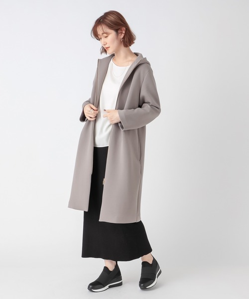 RIVE DROITE(リヴドロワ)の「軽い着心地でストレスフリー ドルマンターンバックブラウス(シャツ/ブラウス・レディース・オフホワイト/ブラック/バーガンディー・FREE)」の11枚目の写真