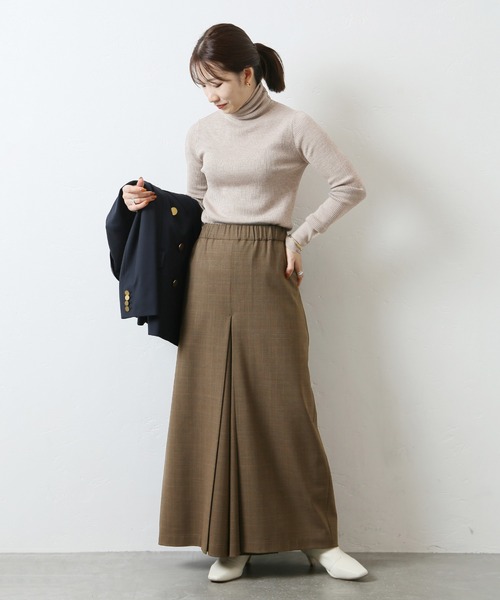 JOURNAL STANDARD（ジャーナルスタンダード）の「ウォッシャブルウールリブハイネック◆（ニット/セーター・レディース・ブラック/ブラウン/ホワイト/ベージュ・FREE）」の19枚目の写真