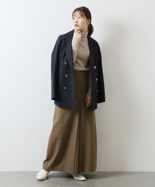 JOURNAL STANDARD（ジャーナルスタンダード）の「ウォッシャブルウールリブハイネック◆（ニット/セーター・レディース・ブラック/ブラウン/ホワイト/ベージュ・FREE）」の11枚目の写真