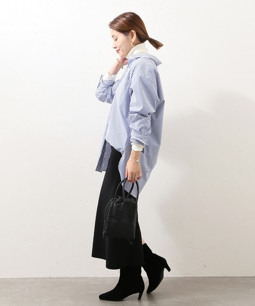 JOURNAL STANDARD（ジャーナルスタンダード）の「ウォッシャブルウールリブハイネック◆（ニット/セーター・レディース・ブラック/ブラウン/ホワイト/ベージュ・FREE）」の14枚目の写真