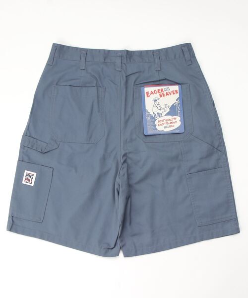 BIG BILL(ビッグビル)の「【 BIG BILL / ビッグビル 】 ツイル ワークパンツ ショートパンツ X58519D BNU(その他パンツ・メンズ・ブラック/オフホワイト/ブルー・M/L/XL)」の4枚目の写真