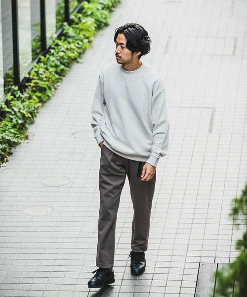 URBAN RESEARCH（アーバンリサーチ）の「アズマ裏毛スウェットシャツ（スウェット・メンズ・パープル/グリーン系その他/オートミール/グレー系その他・MEDIUM/LARGE）」の9枚目の写真