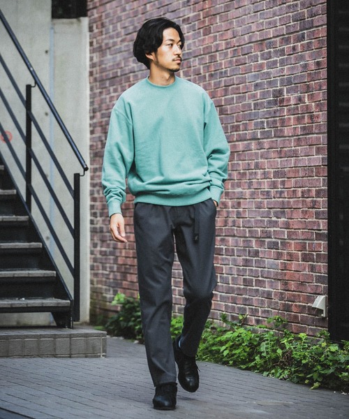 URBAN RESEARCH（アーバンリサーチ）の「アズマ裏毛スウェットシャツ（スウェット・メンズ・パープル/グリーン系その他/オートミール/グレー系その他・MEDIUM/LARGE）」の18枚目の写真