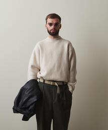 Steven Alan | ＜Steven Alan＞ HAMILTON MOCK NECK KNIT-LOOSE/ニット(ニット/セーター)