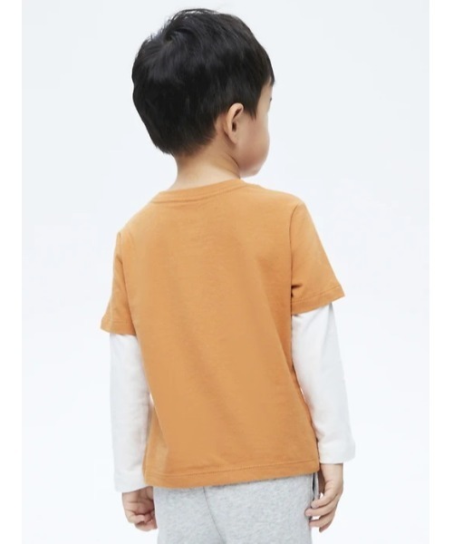 GAP（ギャップ）の「2^In-1 グラフィック Tシャツ (幼児)（Tシャツ/カットソー・キッズ・ネイビー/グレー/オレンジ・4-5 YRS/3 YRS/18-24M/5 YRS/2-3 YRS/12-18 M）」の13枚目の写真