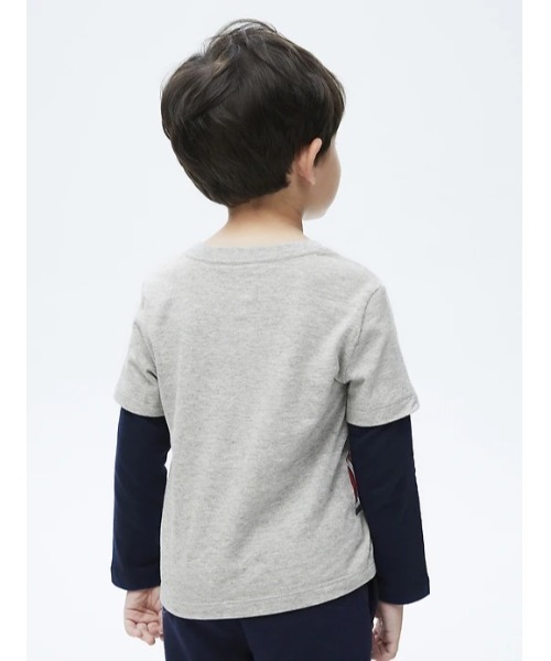 GAP（ギャップ）の「2^In-1 グラフィック Tシャツ (幼児)（Tシャツ/カットソー・キッズ・ネイビー/グレー/オレンジ・4-5 YRS/3 YRS/18-24M/5 YRS/2-3 YRS/12-18 M）」の14枚目の写真