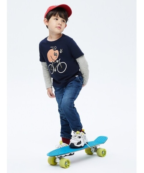 GAP（ギャップ）の「2^In-1 グラフィック Tシャツ (幼児)（Tシャツ/カットソー・キッズ・ネイビー/グレー/オレンジ・4-5 YRS/3 YRS/18-24M/5 YRS/2-3 YRS/12-18 M）」の11枚目の写真