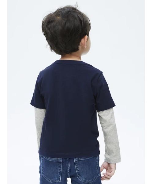 GAP（ギャップ）の「2^In-1 グラフィック Tシャツ (幼児)（Tシャツ/カットソー・キッズ・ネイビー/グレー/オレンジ・4-5 YRS/3 YRS/18-24M/5 YRS/2-3 YRS/12-18 M）」の15枚目の写真