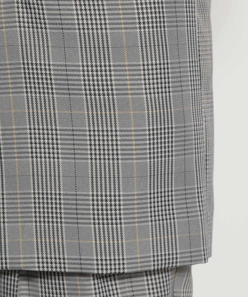 niko and（ニコアンド）の「洗えるチェックテーラードジャケット