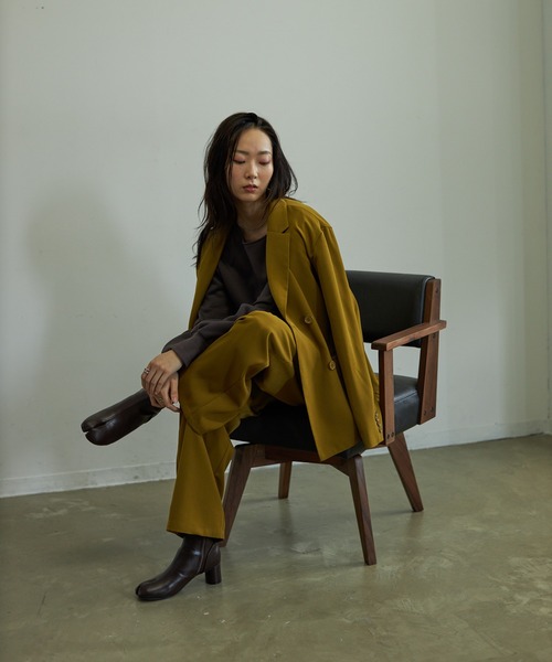 専用♡ XL相当◆サンシー【リネン100%/リバーシブル◆テーラードジャケット】 セール】SET UP double jacket（テーラードジャケット
