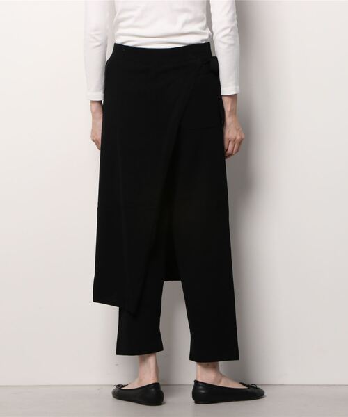 MANASTASH（マナスタッシュ）の「MANASTASH/マナスタッシュ　コットンニットラップパンツ（その他パンツ・レディース・ブラック/グレー・FREE）」の4枚目の写真