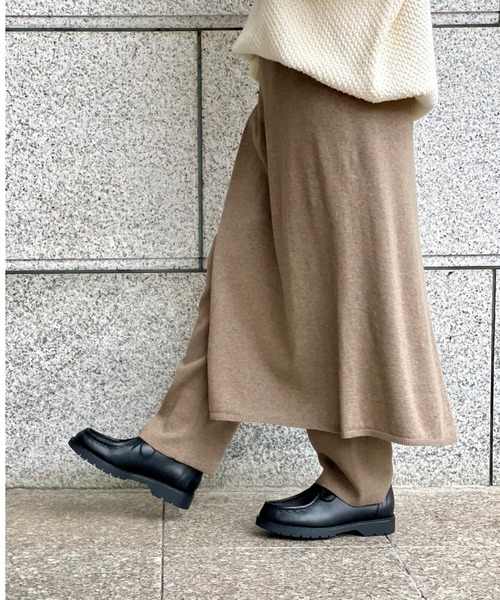 MANASTASH（マナスタッシュ）の「MANASTASH/マナスタッシュ　コットンニットラップパンツ（その他パンツ・レディース・ブラック/グレー・FREE）」の13枚目の写真