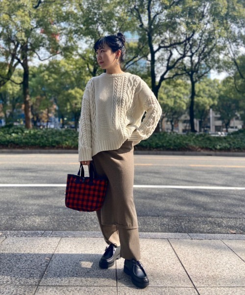 MANASTASH（マナスタッシュ）の「MANASTASH/マナスタッシュ　コットンニットラップパンツ（その他パンツ・レディース・ブラック/グレー・FREE）」の8枚目の写真