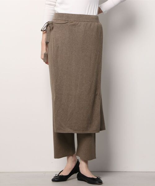 MANASTASH（マナスタッシュ）の「MANASTASH/マナスタッシュ　コットンニットラップパンツ（その他パンツ・レディース・ブラック/グレー・FREE）」の10枚目の写真