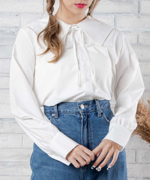 WEGO（ウィゴー）の「WEGO/アソートビックカラーブラウス（シャツ/ブラウス・レディース・その他1/その他3/その他2・FREE）」の2枚目の写真