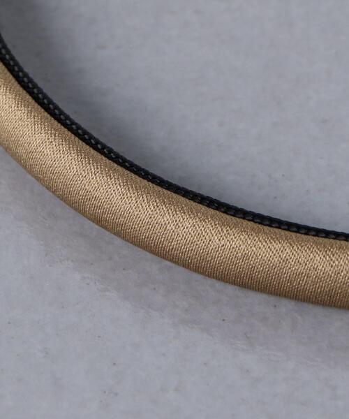 IRIS47（イリスフォーセブン）の「【別注】＜IRIS 47（イリス フォーセブン）＞ヘッドバンド†§（カチューシャ・レディース・ベージュ/ブラック・FREE）」の6枚目の写真