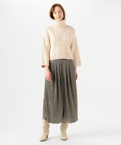 ISABEL MARANT ÉTOILE ベージュケーブルニットセーター　単丈 ISABEL MARANT ÉTOILE ベージュケーブルニットセーター 単丈 - メルカリ