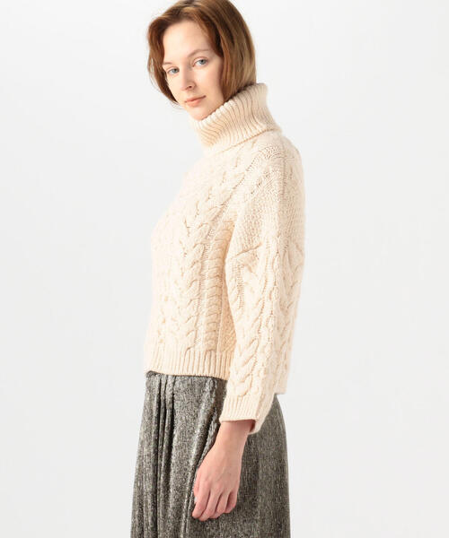 ISABEL MARANT ÉTOILE ベージュケーブルニットセーター　単丈 ISABEL MARANT ÉTOILE ベージュケーブルニットセーター 単丈 - メルカリ