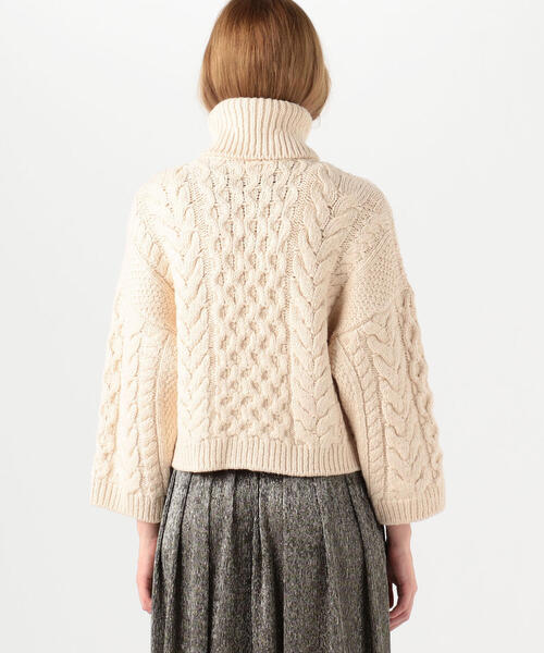 ISABEL MARANT ÉTOILE ベージュケーブルニットセーター　単丈 ISABEL MARANT（イザベルマラン）の「ISABEL MARANT ETOILE INGRID