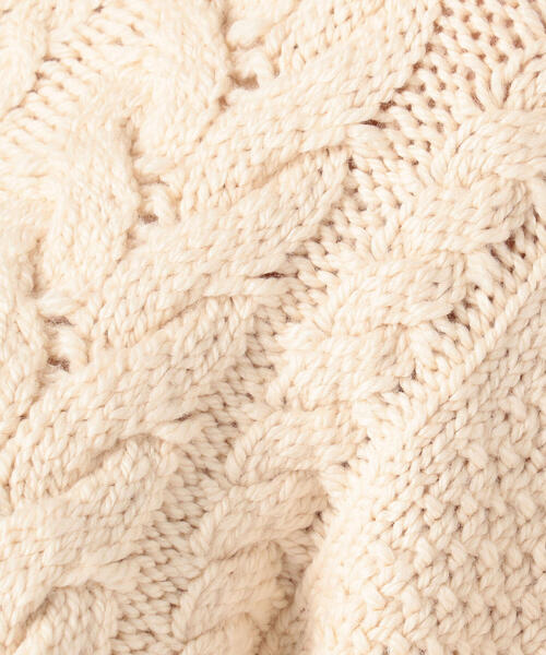 ISABEL MARANT(イザベルマラン)の「ISABEL MARANT ETOILE INGRID ケーブルニットプルオーバー(ニット/セーター・レディース・ブルー/ホワイト・36/34)」の7枚目の写真