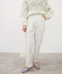 EDIT. FOR LULU | ピースダイストレートパンツ(チノパンツ)