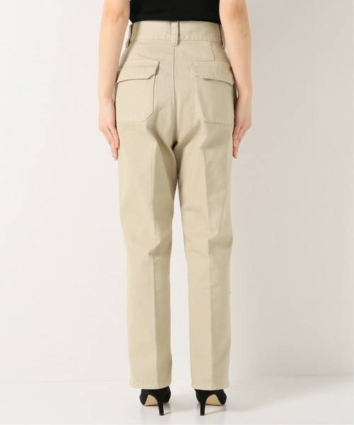 EDIT. FOR LULU（エディットフォールル）の「ピースダイストレートパンツ（チノパンツ・レディース・ホワイト/ベージュ・38/36/34）」の7枚目の写真