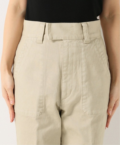 EDIT. FOR LULU（エディットフォールル）の「ピースダイストレートパンツ（チノパンツ・レディース・ホワイト/ベージュ・38/36/34）」の10枚目の写真