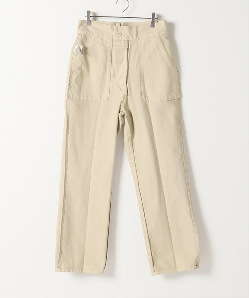 EDIT. FOR LULU（エディットフォールル）の「ピースダイストレートパンツ（チノパンツ・レディース・ホワイト/ベージュ・38/36/34）」の5枚目の写真