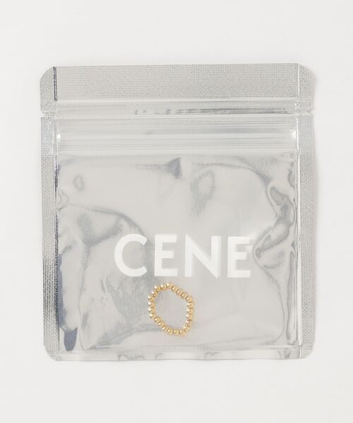 CENE（セネ）の「【CENE】セネ/ ボールチェーンリング（リング・レディース・ゴールド・#13/#9/#11）」の8枚目の写真