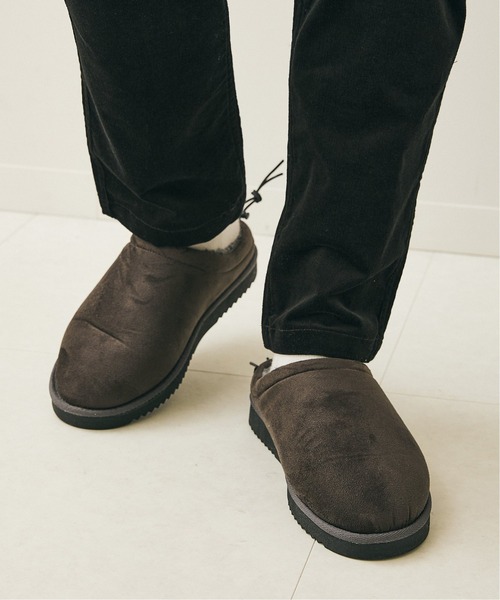 417 EDIFICE(フォーワンセブンエディフィス)の「【WEB限定】ボアスリッポン(サンダル・メンズ・ブラック/グリーン系カモフラージュ/グレー系その他・26cm/27cm/28cm)」の9枚目の写真