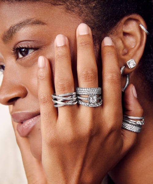 PANDORA（パンドラ）の「Pandora ME パヴェ シルバー リング