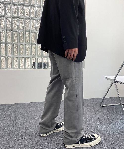 HOLY IN CODE(ホーリーインコード)の「HOLY IN CODE 繧ケ繝ェ繝繝輔ぅ繝・ヨ繧ケ繝医Ξ繝シ繝医せ繝ゥ繝・け繧ケ(スラックス・メンズ・ブラック/グレー・SMALL/MEDIUM/LARGE)」の13枚目の写真