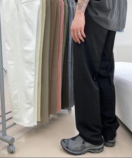 HOLY IN CODE(ホーリーインコード)の「HOLY IN CODE 繧ケ繝ェ繝繝輔ぅ繝・ヨ繧ケ繝医Ξ繝シ繝医せ繝ゥ繝・け繧ケ(スラックス・メンズ・ブラック/グレー・SMALL/MEDIUM/LARGE)」の5枚目の写真