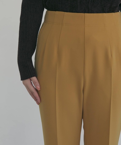 URBAN RESEARCH ROSSO WOMEN（アーバンリサーチ　ロッソ）の「ハイウエストセミフレアパンツ（その他パンツ・レディース・オリーブ/マスタード/バーガンディー・38/36）」の21枚目の写真