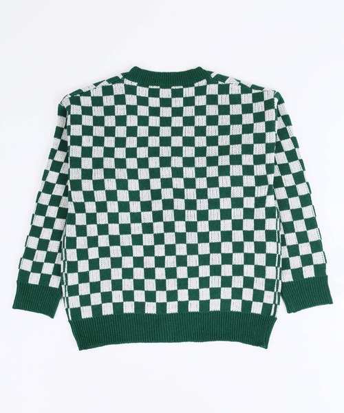 WC(ダブル シー)の「チェッカーグリーンカーディガン(カーディガン/ボレロ・レディース・グリーン・FREE)」の4枚目の写真