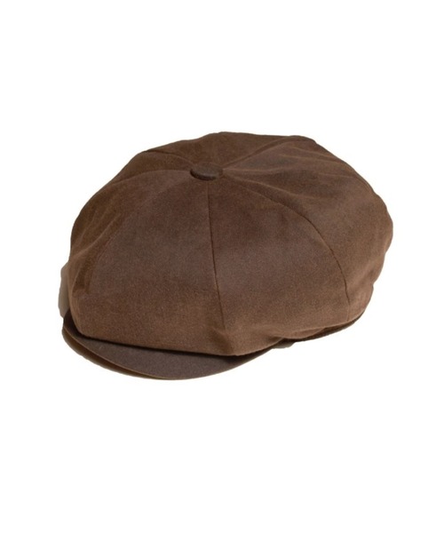 SURREAL(シュルリアル)の「【SURREAL/シュルリアル】Elton_ Waxed Newsboy Cap(キャスケット・メンズ・ブラック/ブラウン/ナチュラル・FREE)」の3枚目の写真