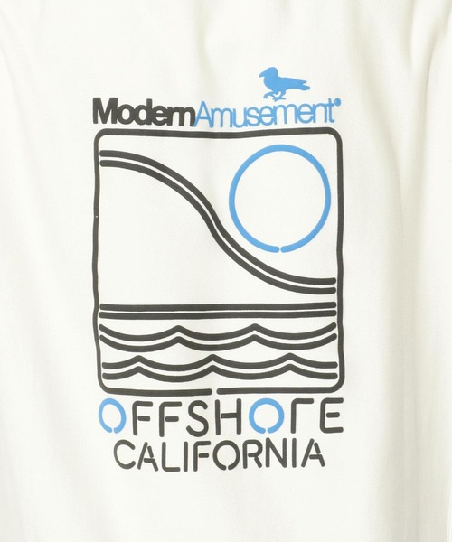 Modern Amusement（モダンアミューズメント）の「ModernAmusement/モダンアミューズメント/オフショアコラボレーションフーディー（パーカー・メンズ・ホワイト/ブラック/ブルー・MEDIUM/LARGE）」の12枚目の写真