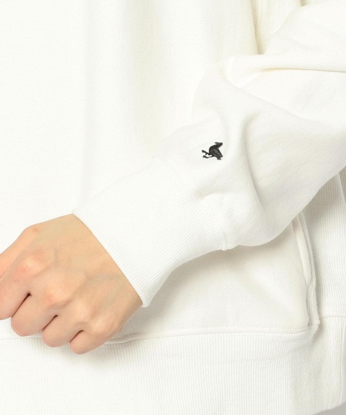 Modern Amusement（モダンアミューズメント）の「ModernAmusement/モダンアミューズメント/オフショアコラボレーションフーディー（パーカー・メンズ・ホワイト/ブラック/ブルー・MEDIUM/LARGE）」の13枚目の写真