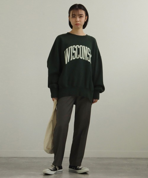 AULI(アウリィ)の「【低身長向けサイズ】PJストレートスラックスパンツ(スラックス・レディース・ブラウン/ダークグレー/レッド・XS/XXS/S)」の6枚目の写真