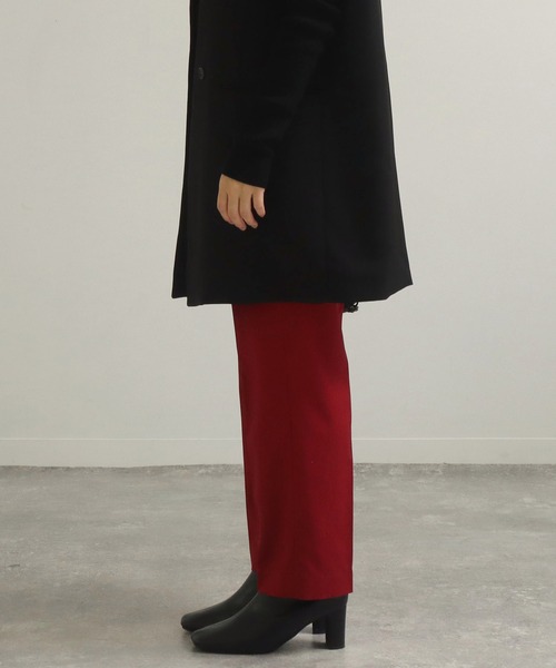 AULI(アウリィ)の「【低身長向けサイズ】PJストレートスラックスパンツ(スラックス・レディース・ブラウン/ダークグレー/レッド・XS/XXS/S)」の16枚目の写真