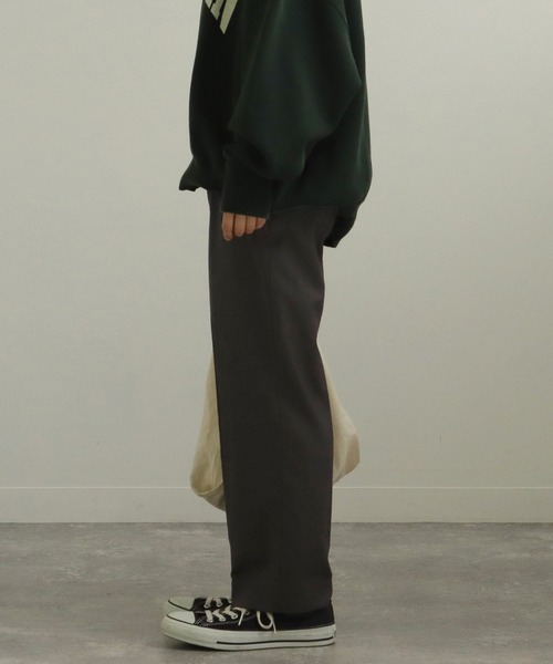 AULI(アウリィ)の「【低身長向けサイズ】PJストレートスラックスパンツ(スラックス・レディース・ブラウン/ダークグレー/レッド・XS/XXS/S)」の19枚目の写真