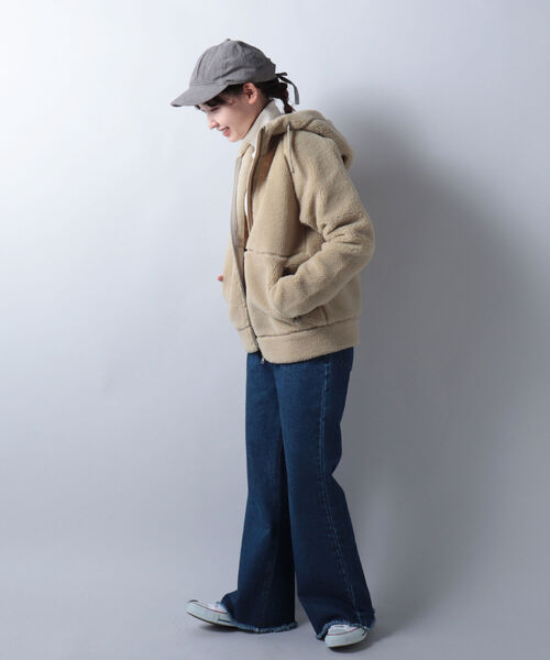 HELLY HANSEN（ヘリーハンセン）の「【HELLY HANSEN/ヘリーハンセン】FIBERPILE Hoodie（ブルゾン・レディース・ベージュ/ネイビー・M/L）」の13枚目の写真