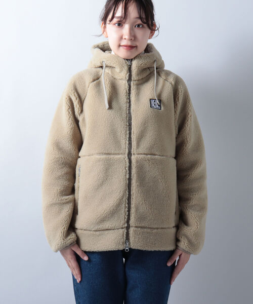 HELLY HANSEN（ヘリーハンセン）の「【HELLY HANSEN/ヘリーハンセン】FIBERPILE Hoodie（ブルゾン・レディース・ベージュ/ネイビー・M/L）」の20枚目の写真