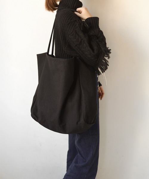 Bou Jeloud(ブージュルード)の「ワンウォッシュベンティトート(トートバッグ・レディース・ブラック/ブラウン/グリーン/アイボリー・FREE)」の2枚目の写真