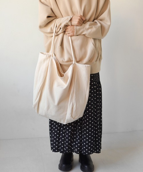 Bou Jeloud(ブージュルード)の「ワンウォッシュベンティトート(トートバッグ・レディース・ブラック/ブラウン/グリーン/アイボリー・FREE)」の5枚目の写真