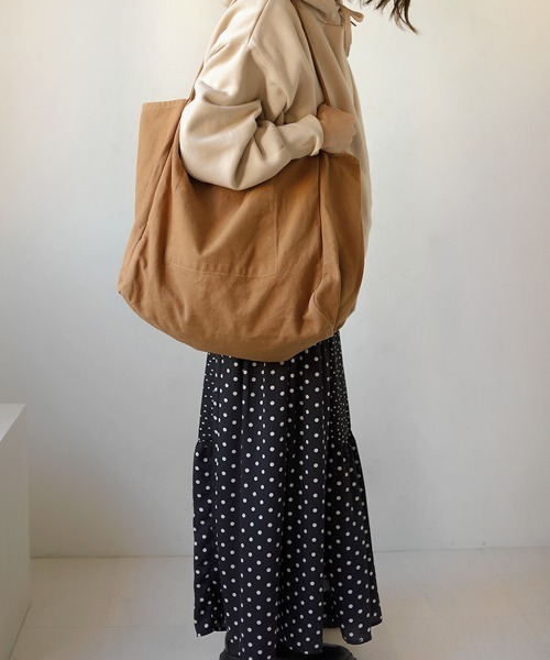 Bou Jeloud(ブージュルード)の「ワンウォッシュベンティトート(トートバッグ・レディース・ブラック/ブラウン/グリーン/アイボリー・FREE)」の6枚目の写真