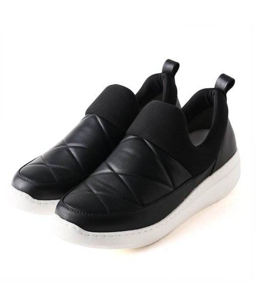 coca(ANDEX shoes product)(コカ)の「coca / BMZインソール付き ふわっと軽い 厚底 軽量 スリッポン スニーカー 121039(スニーカー・レディース・シルバー/ブラック/ブラック系その他・23cm/24cm/23.5cm/22.5cm/24.5cm)」の21枚目の写真