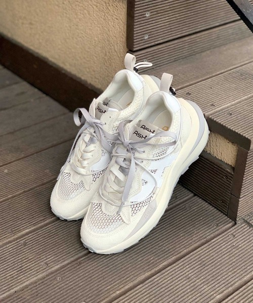 ASH（アッシュ）の「【SPIDER 620 NET】ホワイトローカットスニーカー（スニーカー・レディース・ホワイト・39/35/40/37/36/38）」の13枚目の写真